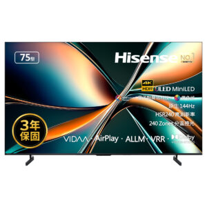 Hisense海信 75吋4K 智慧顯示器 75U6Q PRO